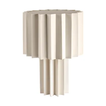 Plissé fabric table lamp - White, 40,9 cm - Örsjö Belysning