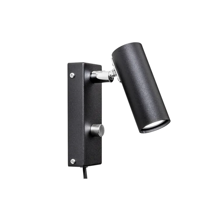 Puck reading lamp - Black structure - Örsjö Belysning