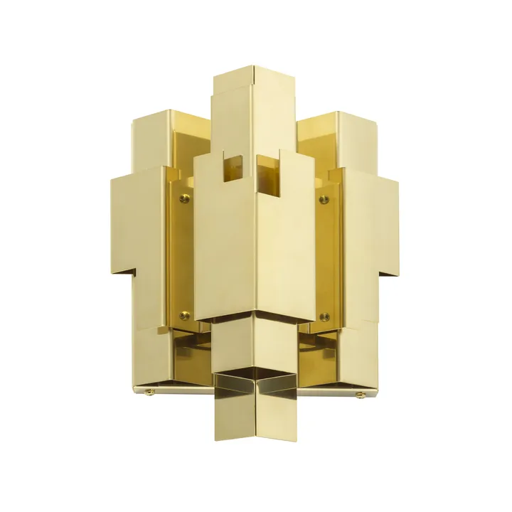 Skyline wall lamp - rough brass - Örsjö Belysning