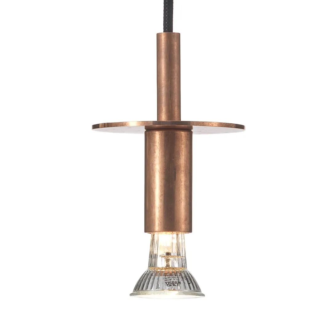 Star 1 lamp, rough copper Örsjö Belysning