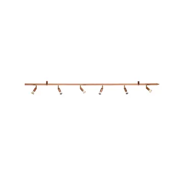 Star 6 wall and ceiling lamp - Copper, 200 cm - Örsjö Belysning