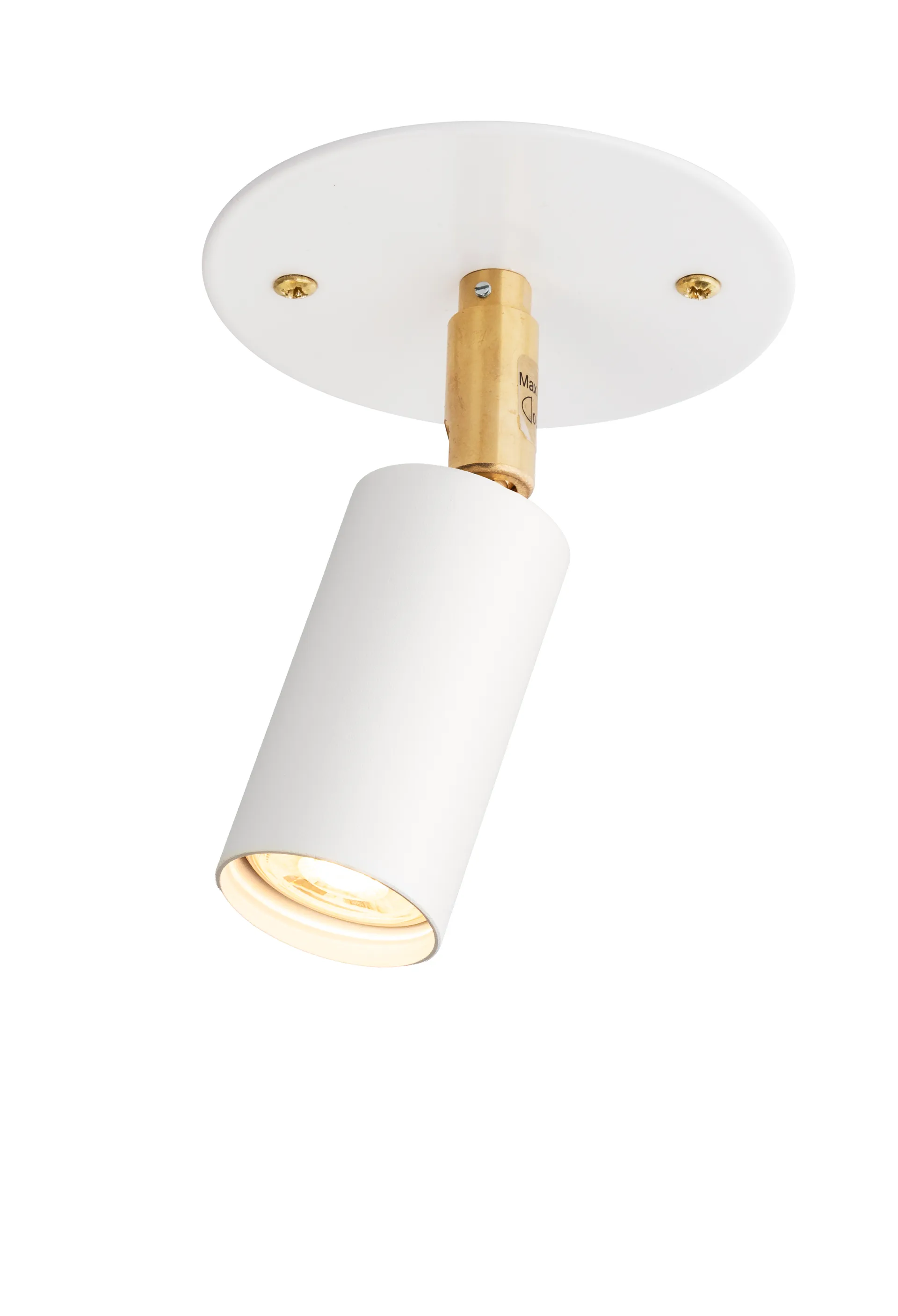 Starlight 1 ceiling/wall lamp plate fixed installation, White textured lacquer RAL 9016 Örsjö Belysning