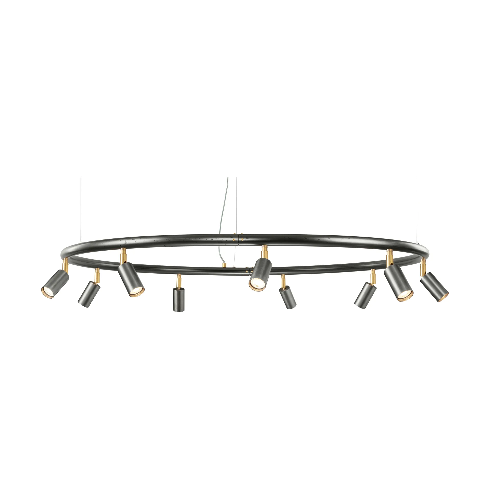 Starlight round wall and ceiling lamp Ø100 cm, Raw steel Örsjö Belysning