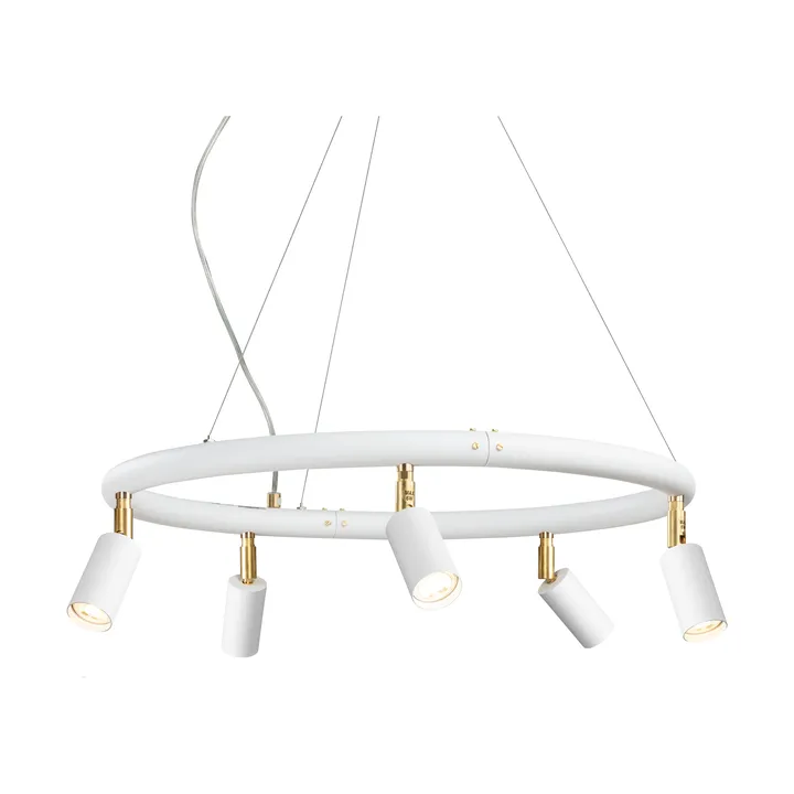 Starlight round wall and ceiling light Ø60 cm - White textured lacquer RAL 9016 - Örsjö Belysning