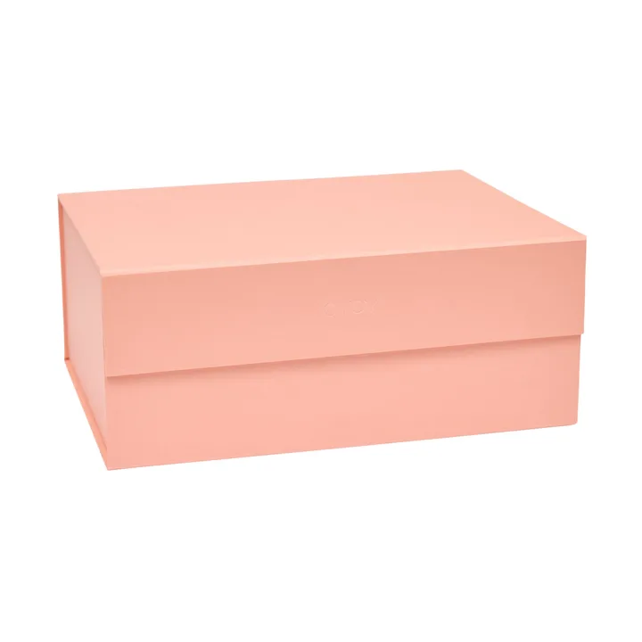 Hako storage box A4 - Coral - OYOY