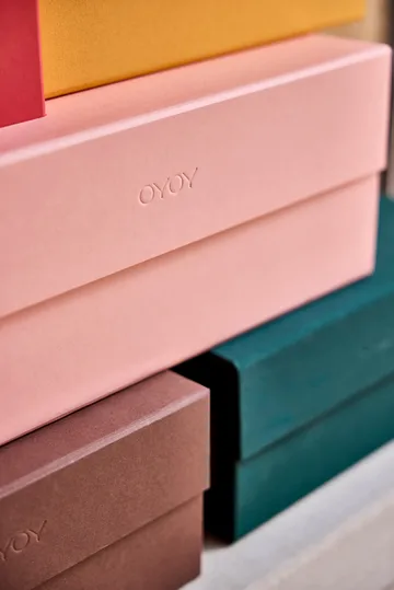 Hako storage box A4 - Coral - OYOY