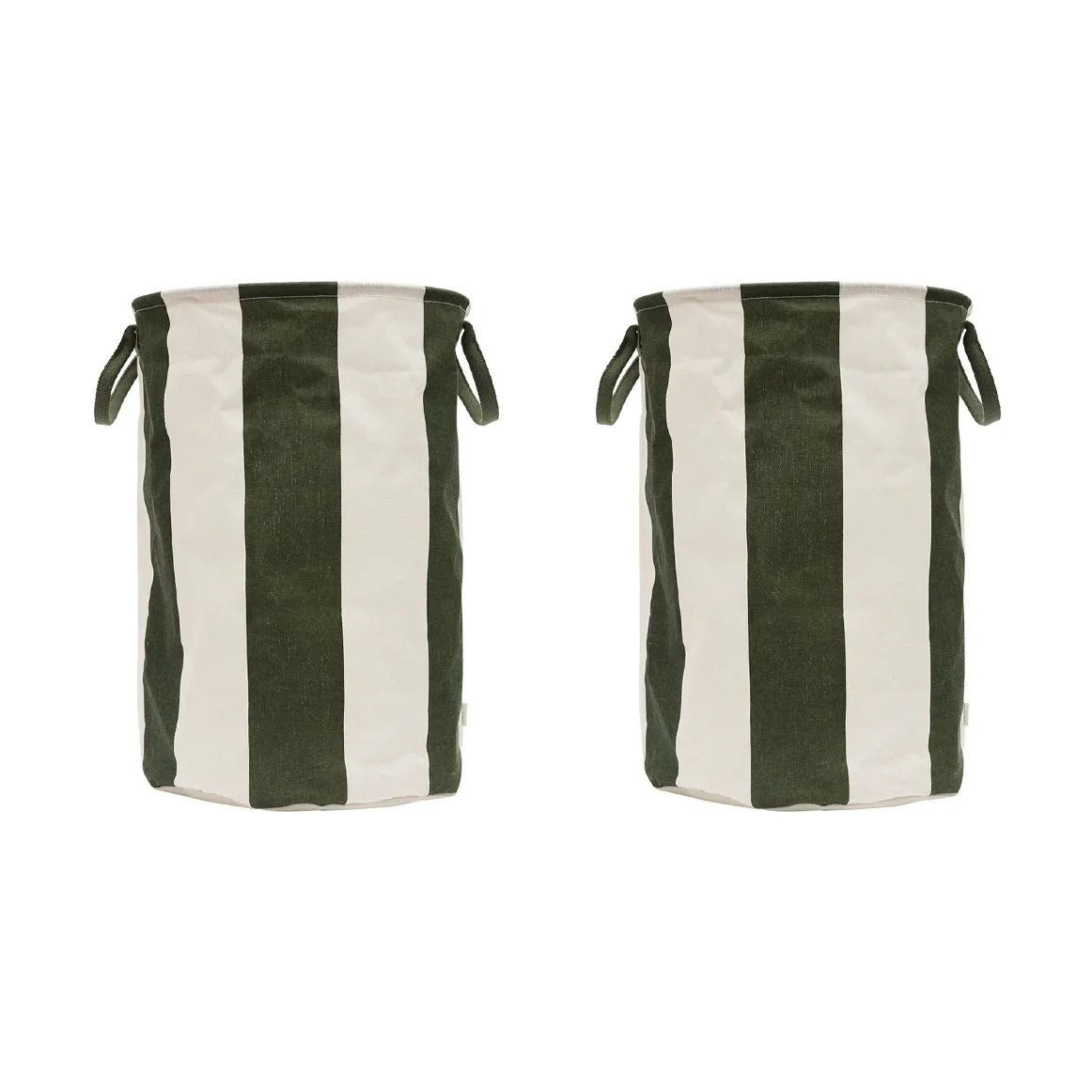 Kara storage basket large Ø38x54 cm, Dark Green OYOY