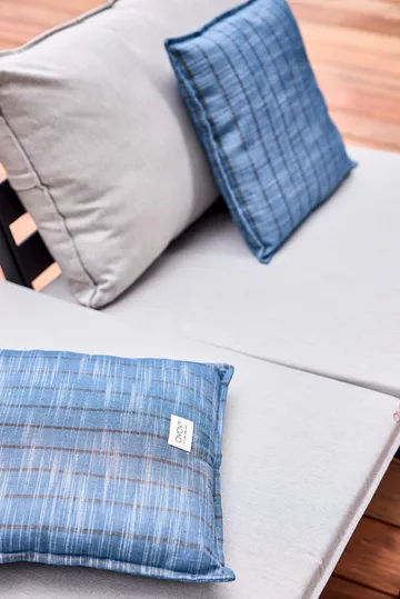 Kyoto outdoor cushion 42x42 cm - Blue - OYOY