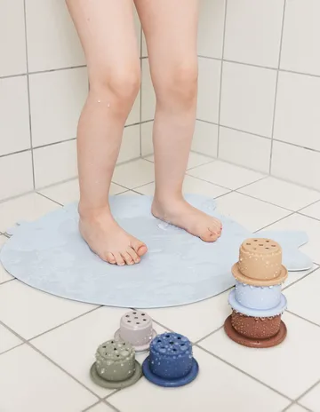 Little Finn bath mat - Ice blue - OYOY