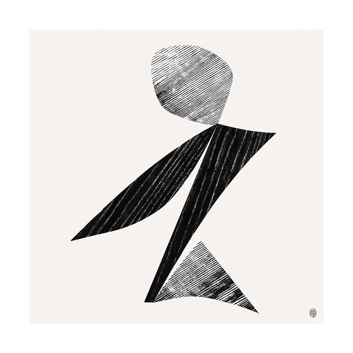 Cut Shapes 01 poster - 70x70 cm - Paper Collective
