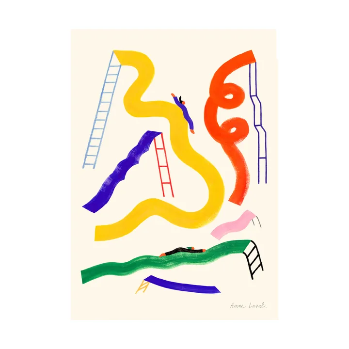 Glisser poster - 50x70 cm - Paper Collective