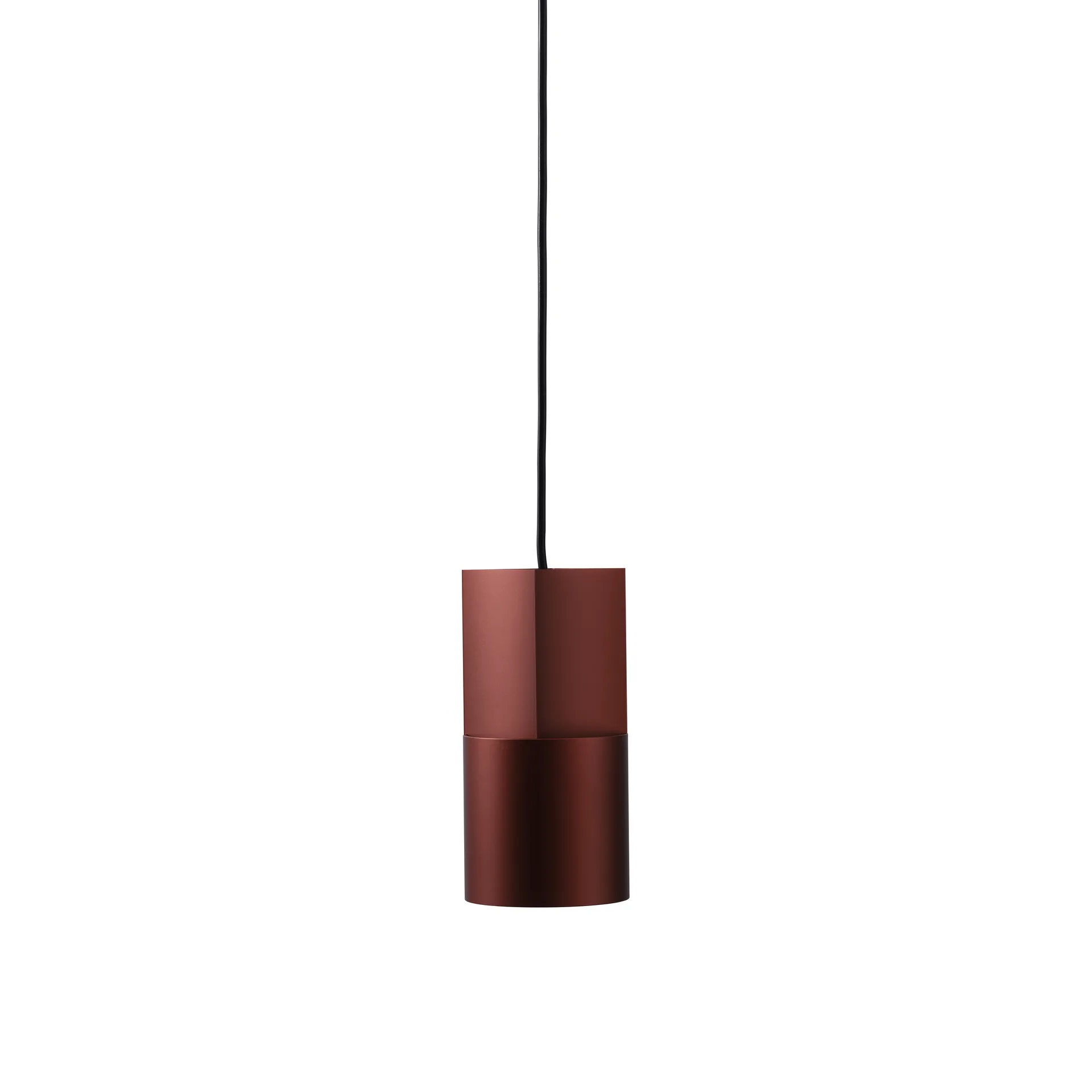 Concave 10 pendant lamp, Oxide (red) Pholc