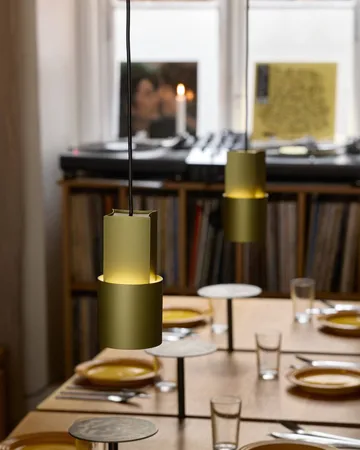 Concave 10 pendant lamp - Stem (green) - Pholc