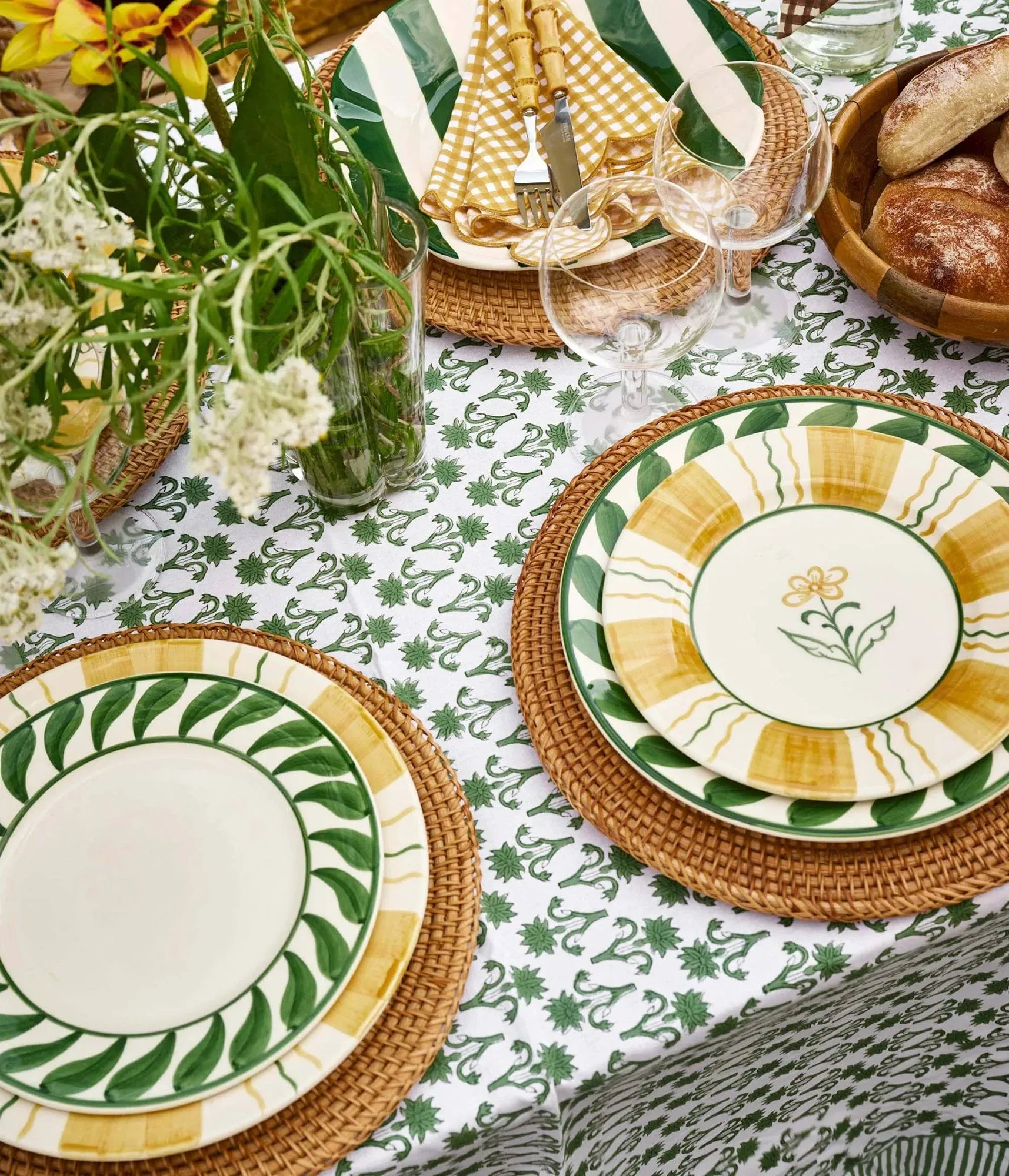 Classic Rattan placemat, Natural, 33 cm Pick a Poppy