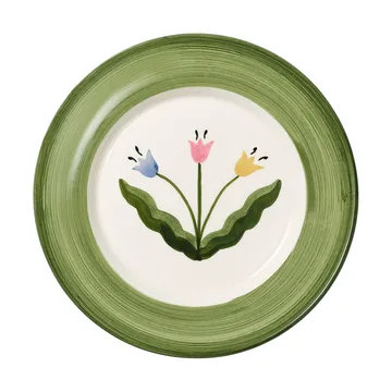 Madelen Möllard Tulip salad plate - Green, 22 cm - Pick a Poppy