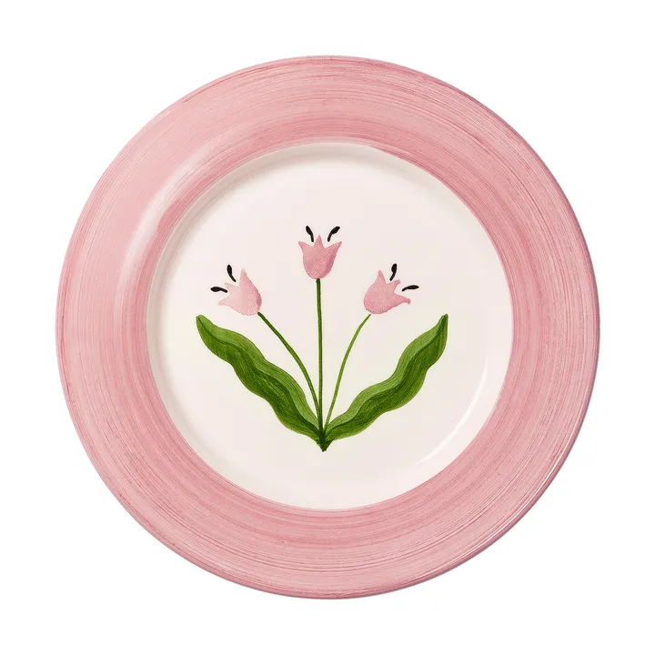 Madelen Möllard Tulip salad plate - Pink, 22 cm - Pick a Poppy