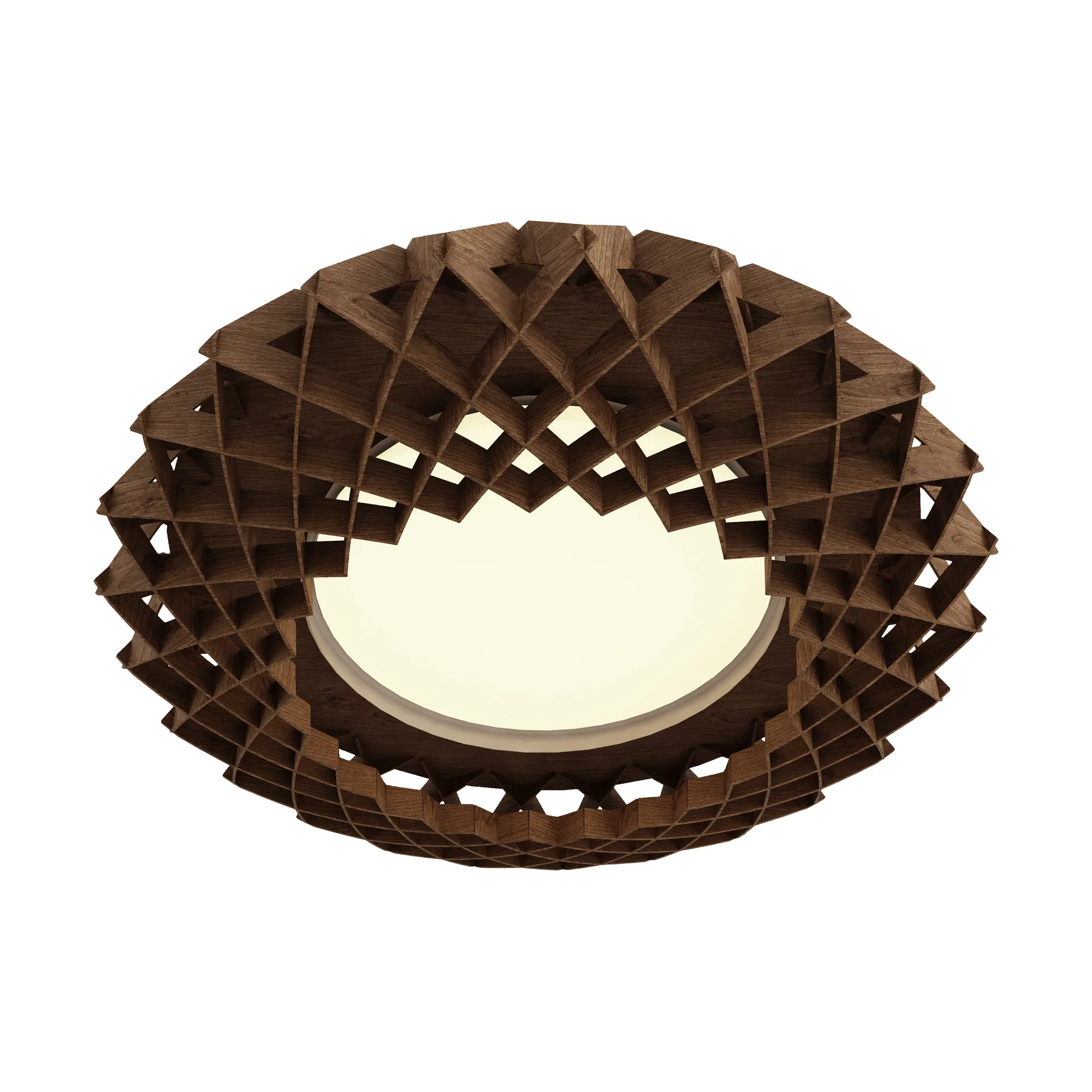 Pilke Signature ceiling lamp Ø45 cm, Brown Pilke
