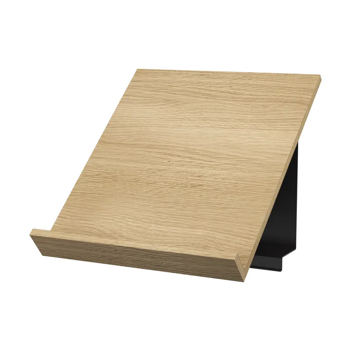 Pira G2 magazine shelf - White oak-dark grey - Pira