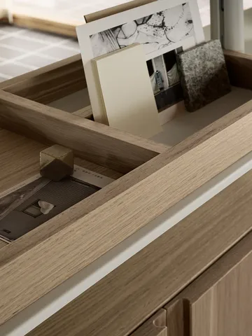 Pira G2 shelving system F C A White/Oak 240–247 cm - Pira