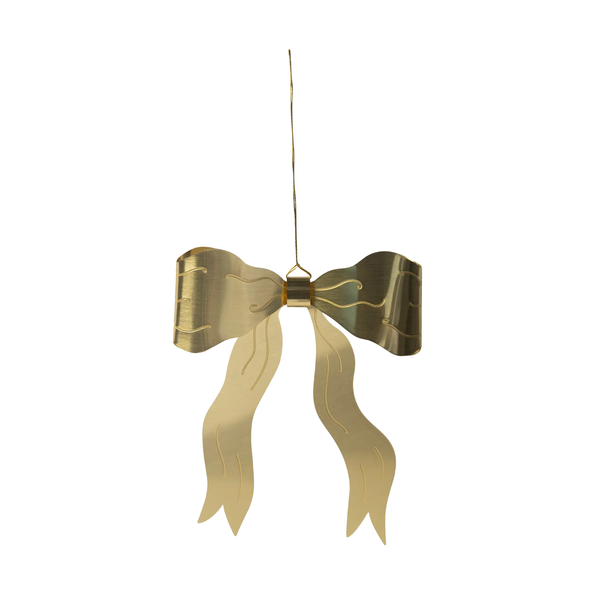 Bow decoration hanger, Gold Pluto Design