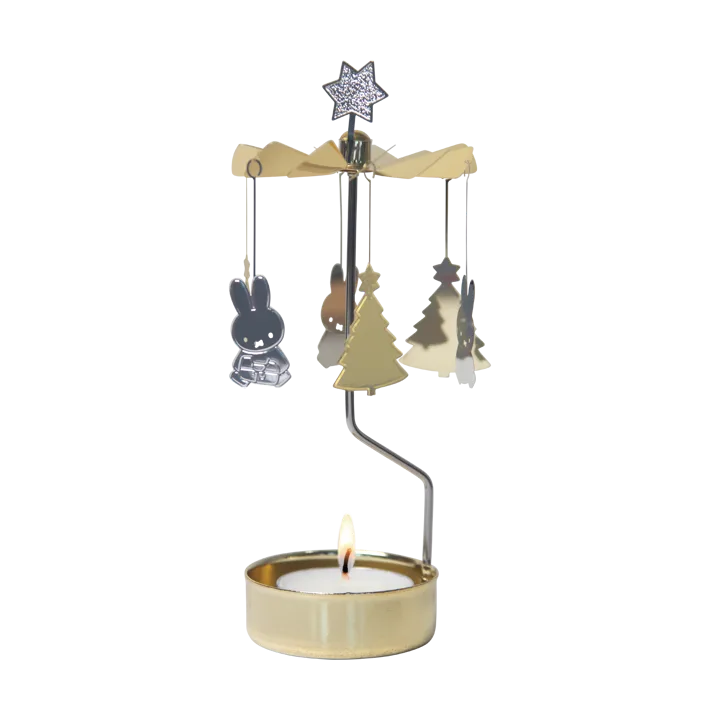 Miffy Christmas angel chime - Silver-gold - Pluto Design