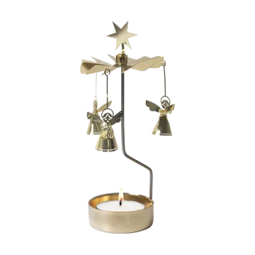 Singing angel 3D angel chime - Gold - Pluto Design