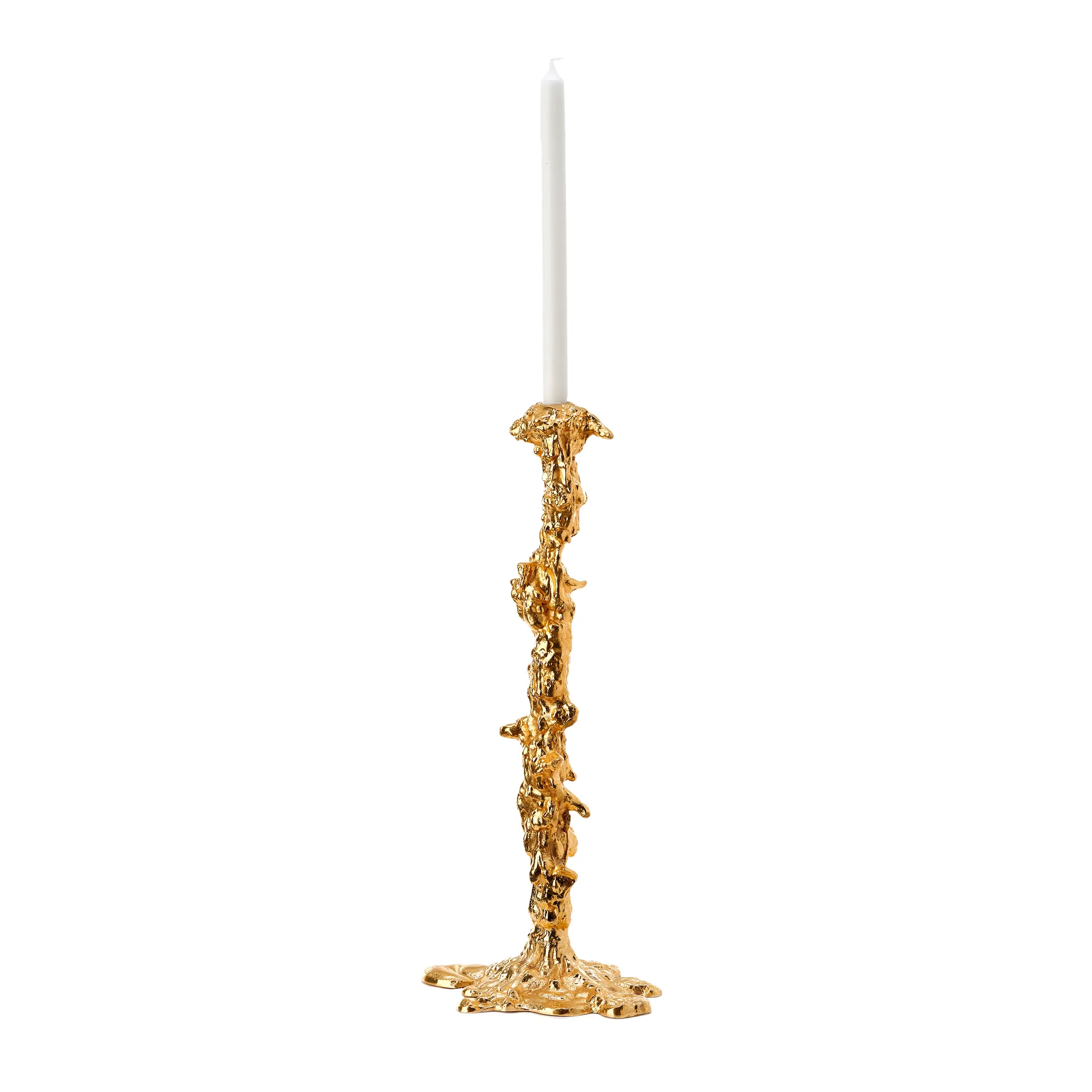 Drip candlestick XXL 50 cm, Gold POLSPOTTEN