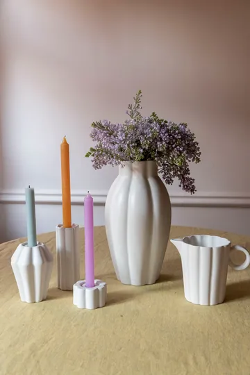 Birgit vase/candle sticks 5 cm - Shell - PotteryJo