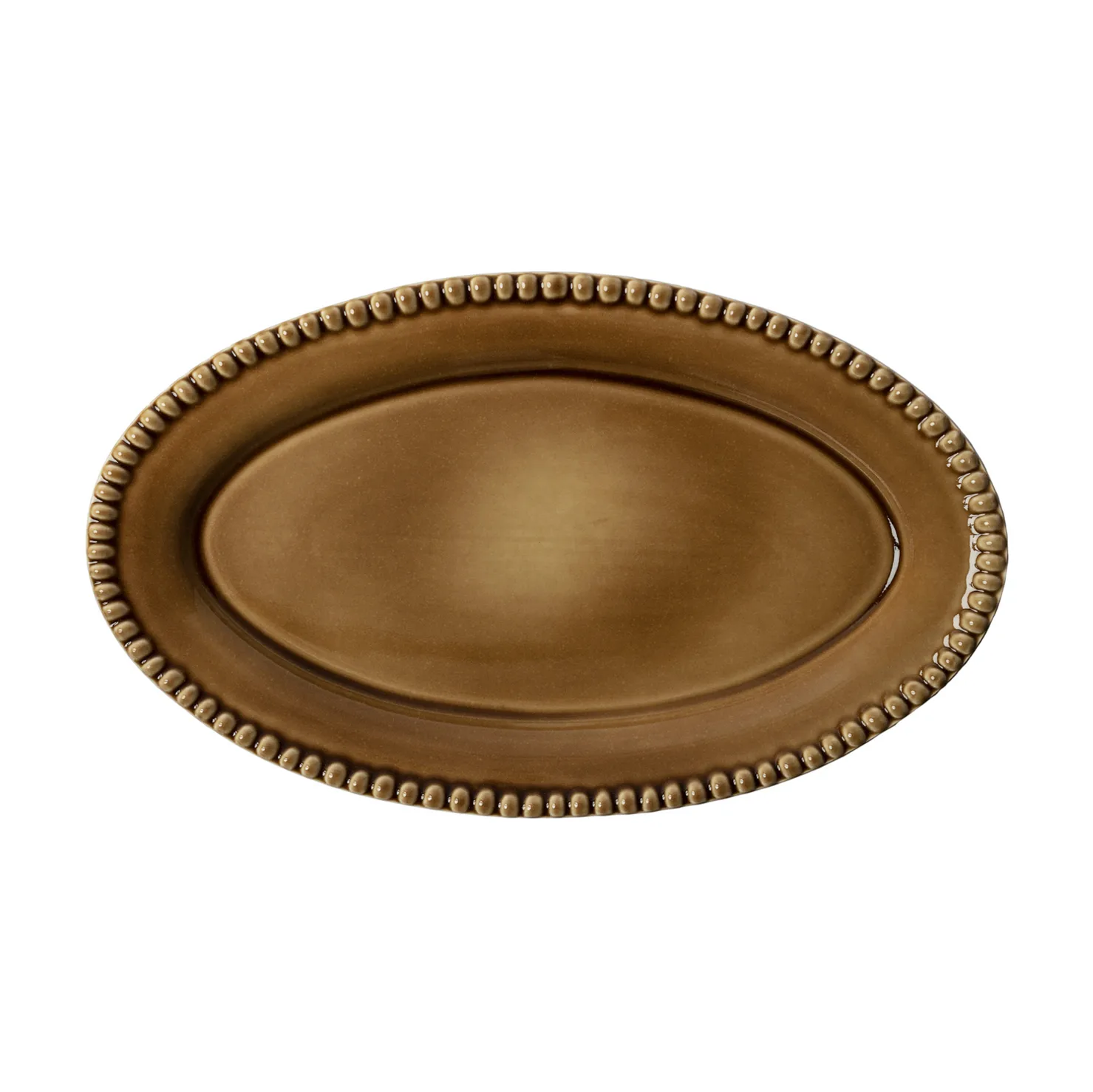 Daria serving plate 35 cm stengods, Umbra PotteryJo