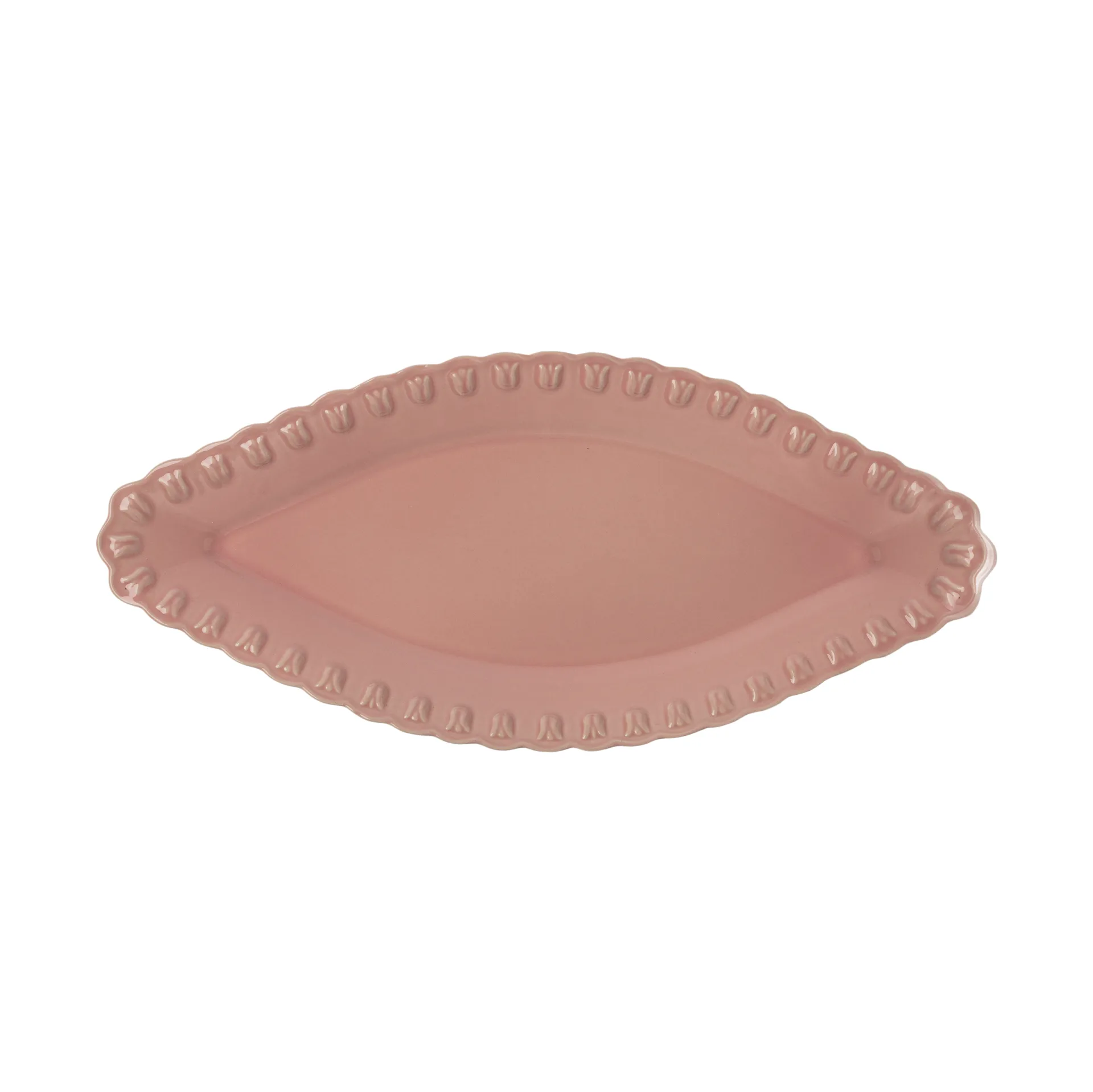Tulipa oval saucer 20x45 cm, Beautiful Portuguese PotteryJo