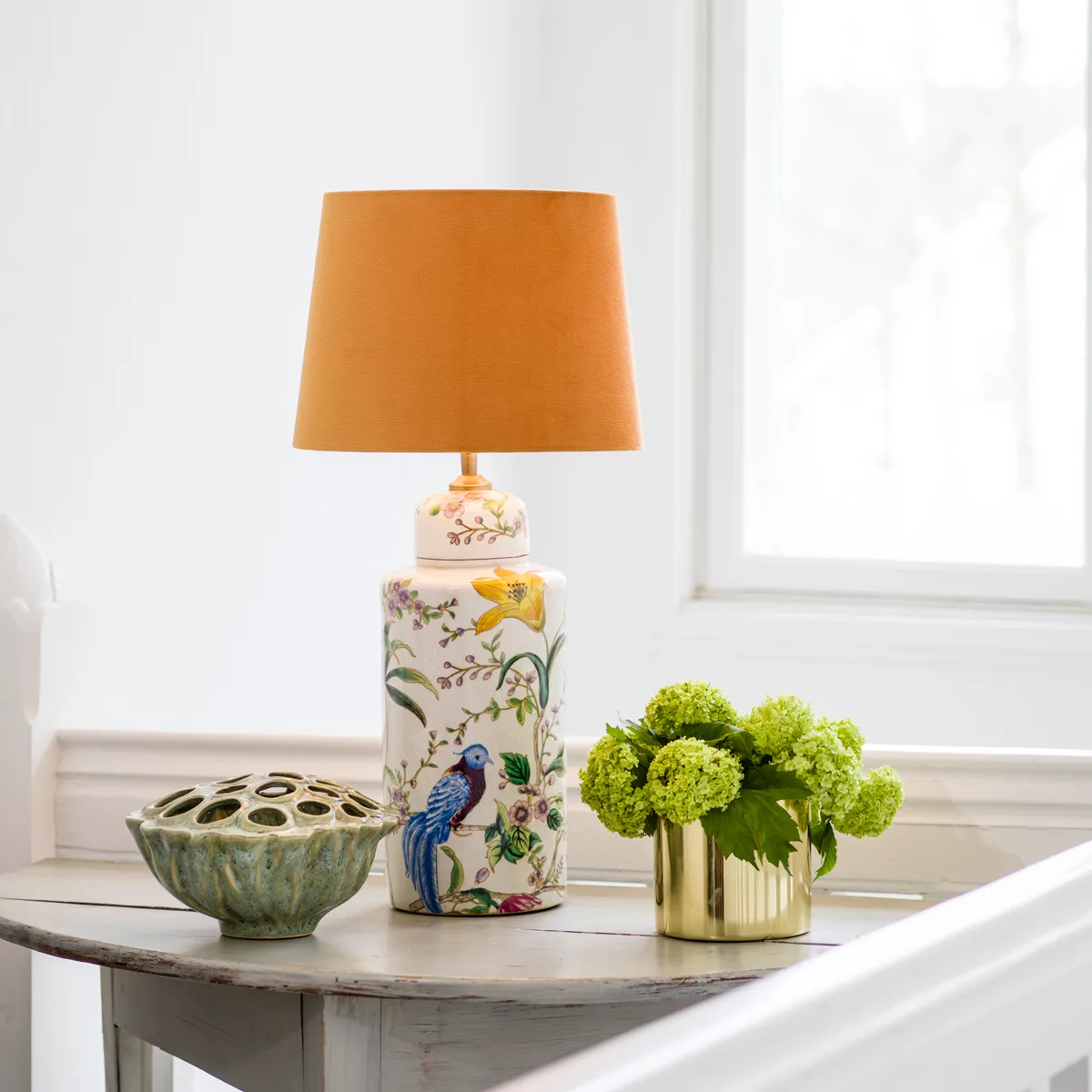 Li Na lamp base 46 cm, white-multi PR Home