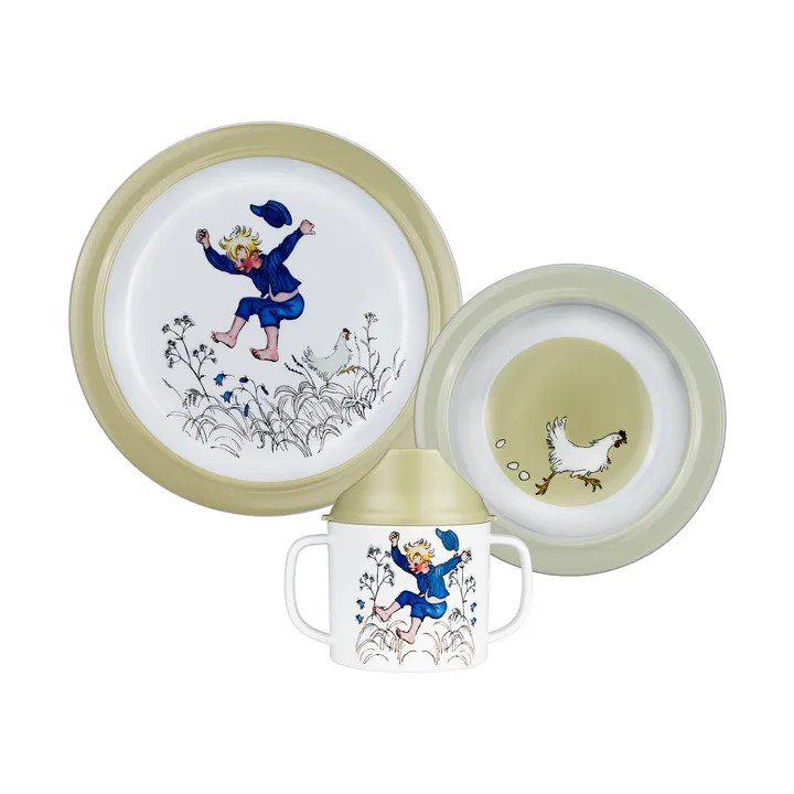 Emil in Lönneberga kids’ dinnerware set - 3 pieces - Rätt Start