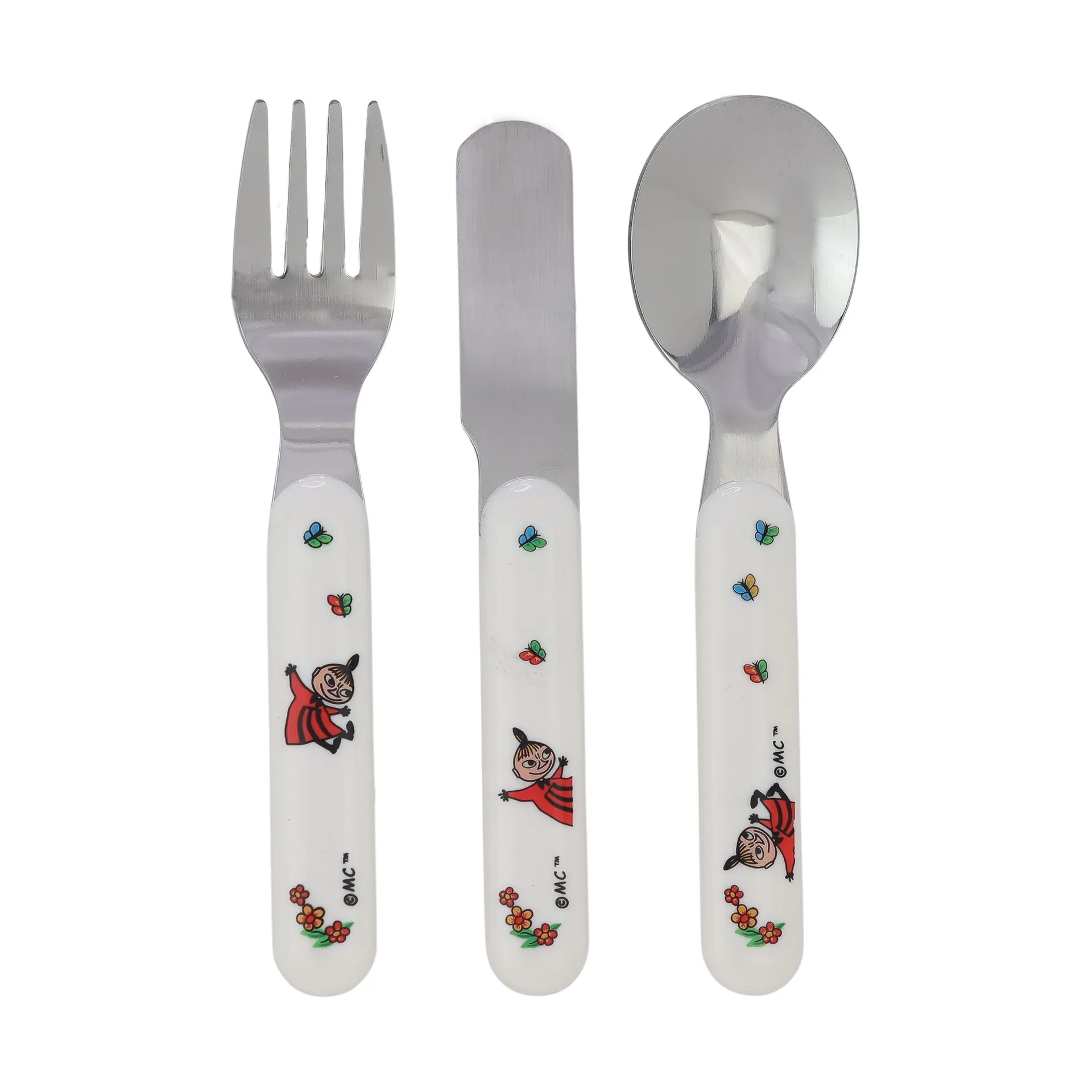 Mumin children's cutlery set 3 pieces, White Rätt Start