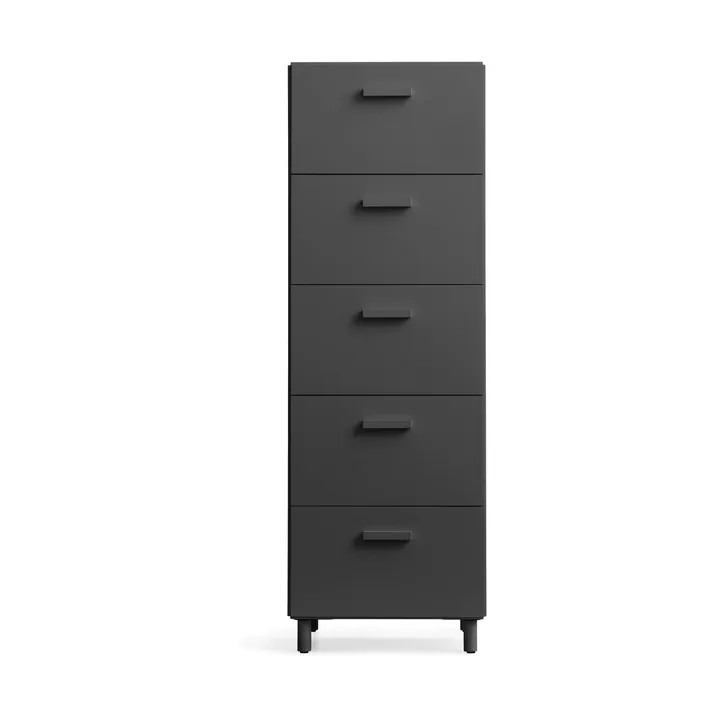 Relief dresser high with legs 41x115 cm grey - Relief