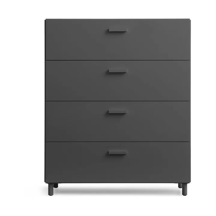 Relief dresser wide with legs 82x92.2 cm grey - Relief