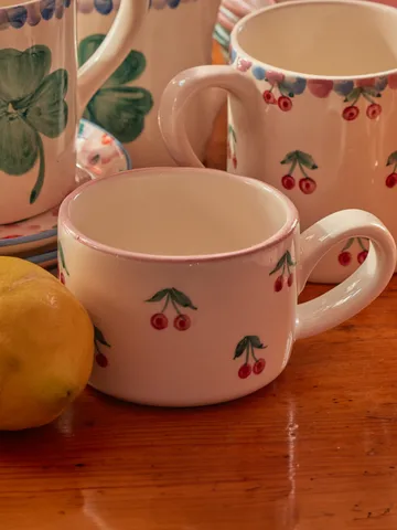 Rice ceramic cup 20 cl - Cherry - RICE