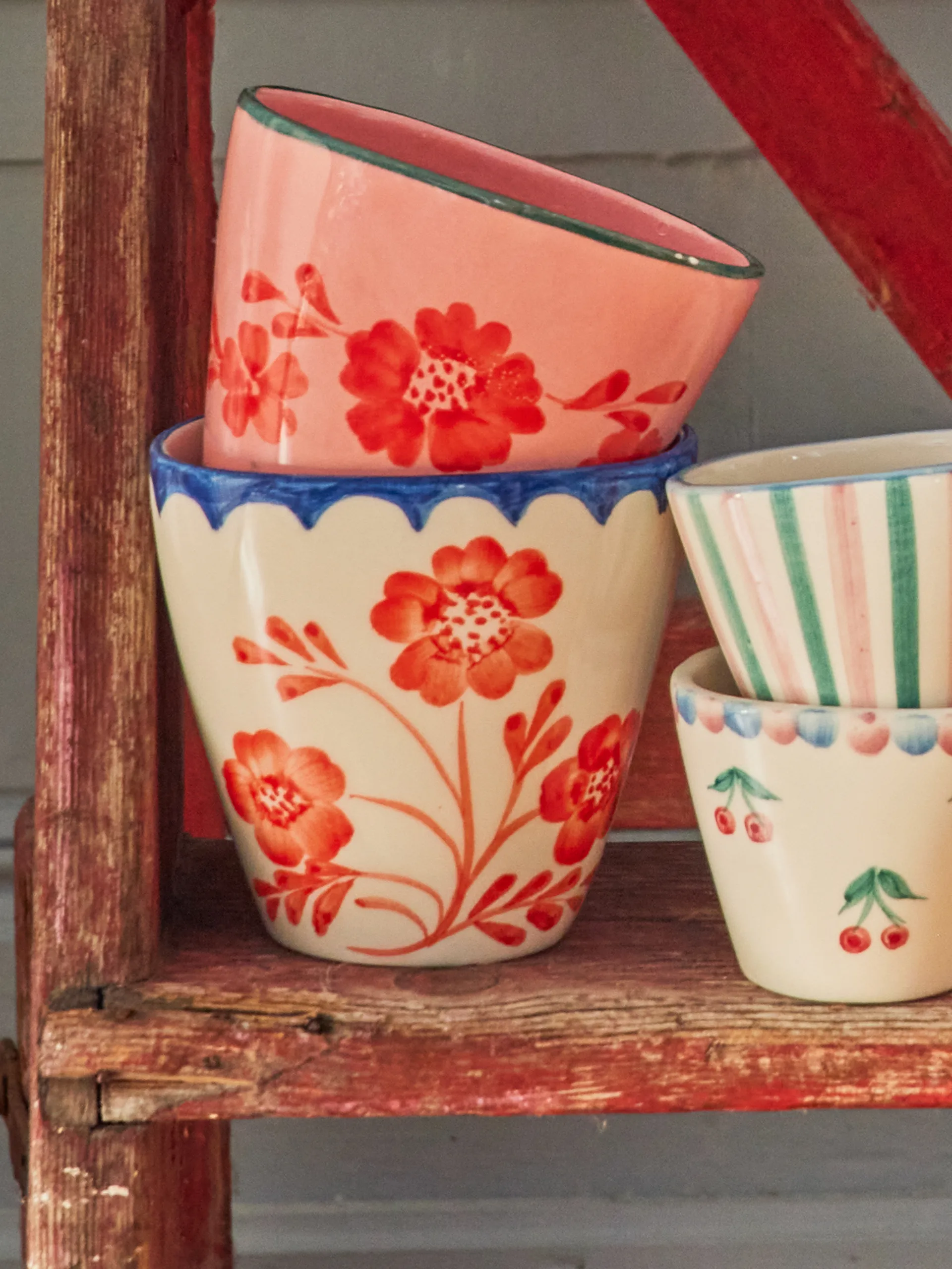 Rice ceramic cup 30 cl, Vintage Flower RICE