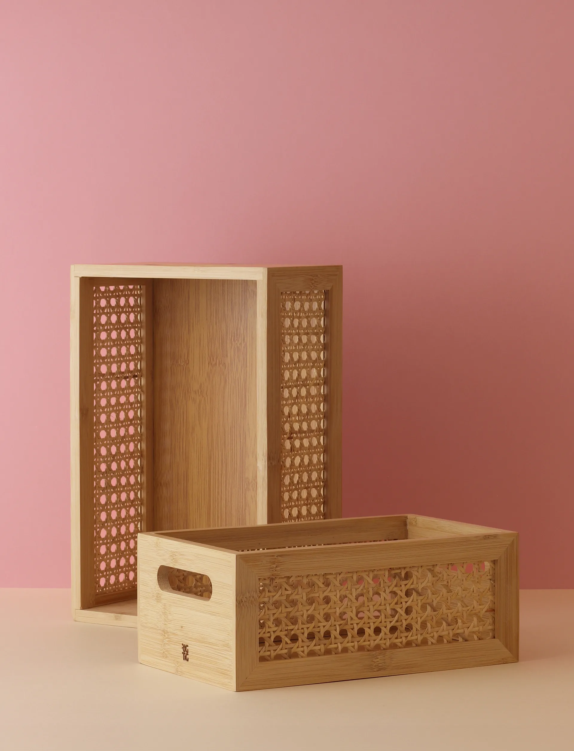 Bamboo box storage box 15x25 cm, Bamboo RIG-TIG