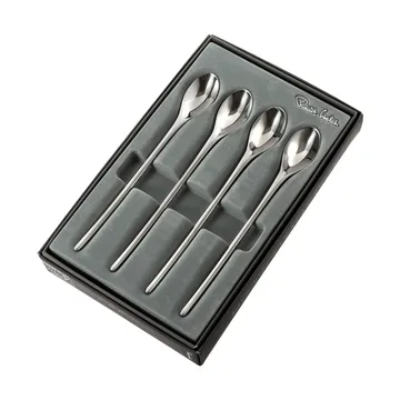 Bud Bright latté spoon 4 pieces - Stainless steel - Robert Welch