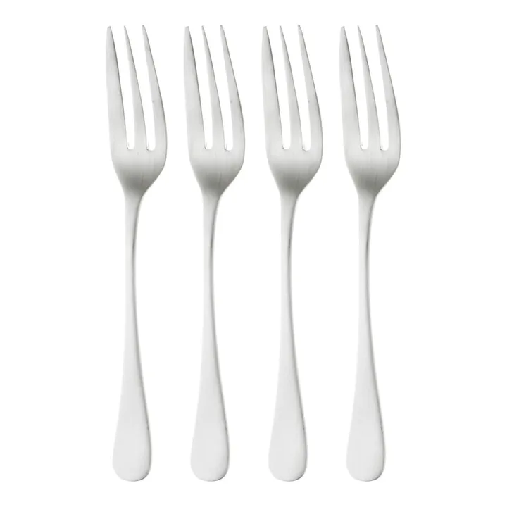 Radford dessert fork matte 4 pieces - Stainless steel - Robert Welch