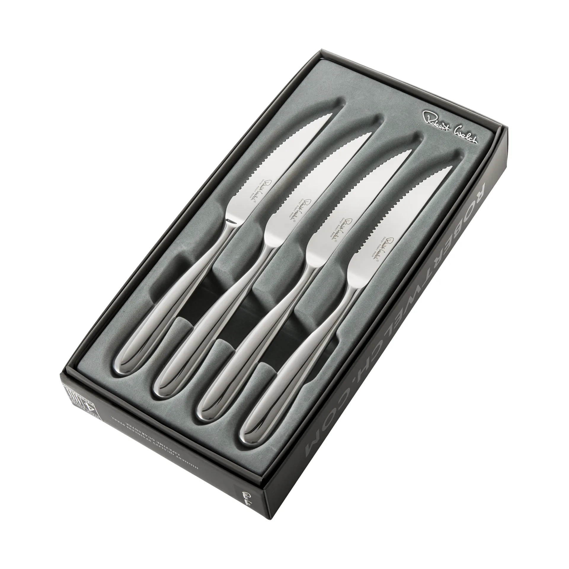 Stanton Bright grill knife 4-pack, Stainless steel Robert Welch