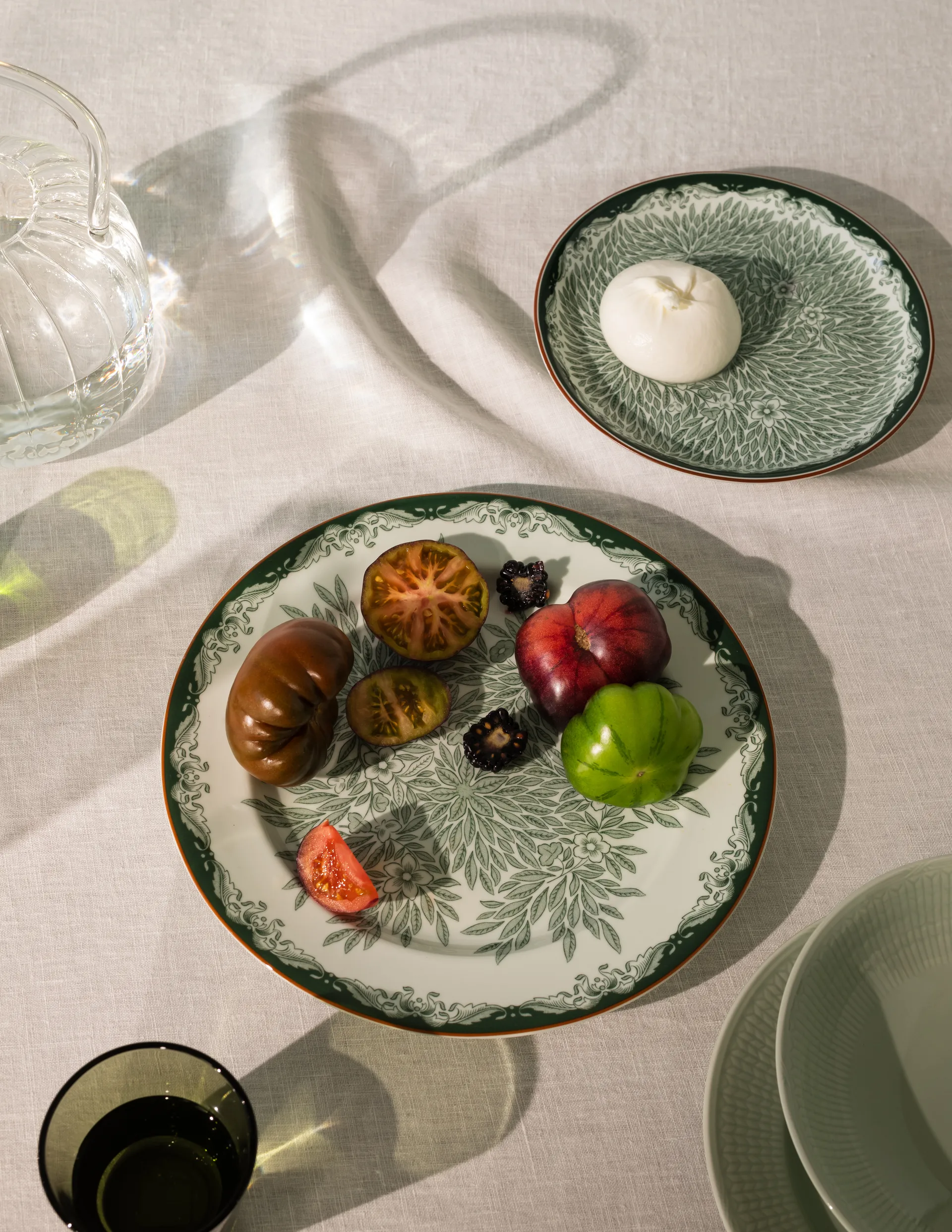Ostindia Floris plate Ø27 cm, Green Rörstrand