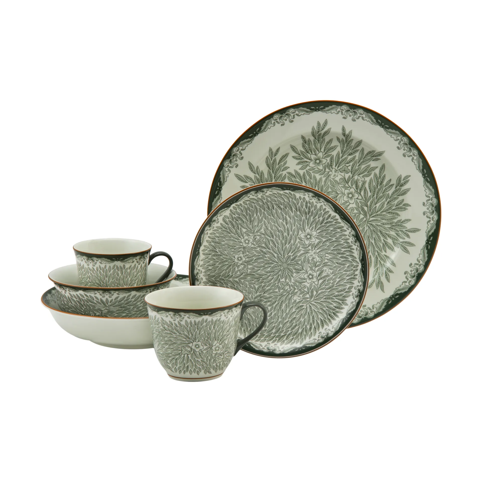 Ostindia Floris plate Ø27 cm, Green Rörstrand
