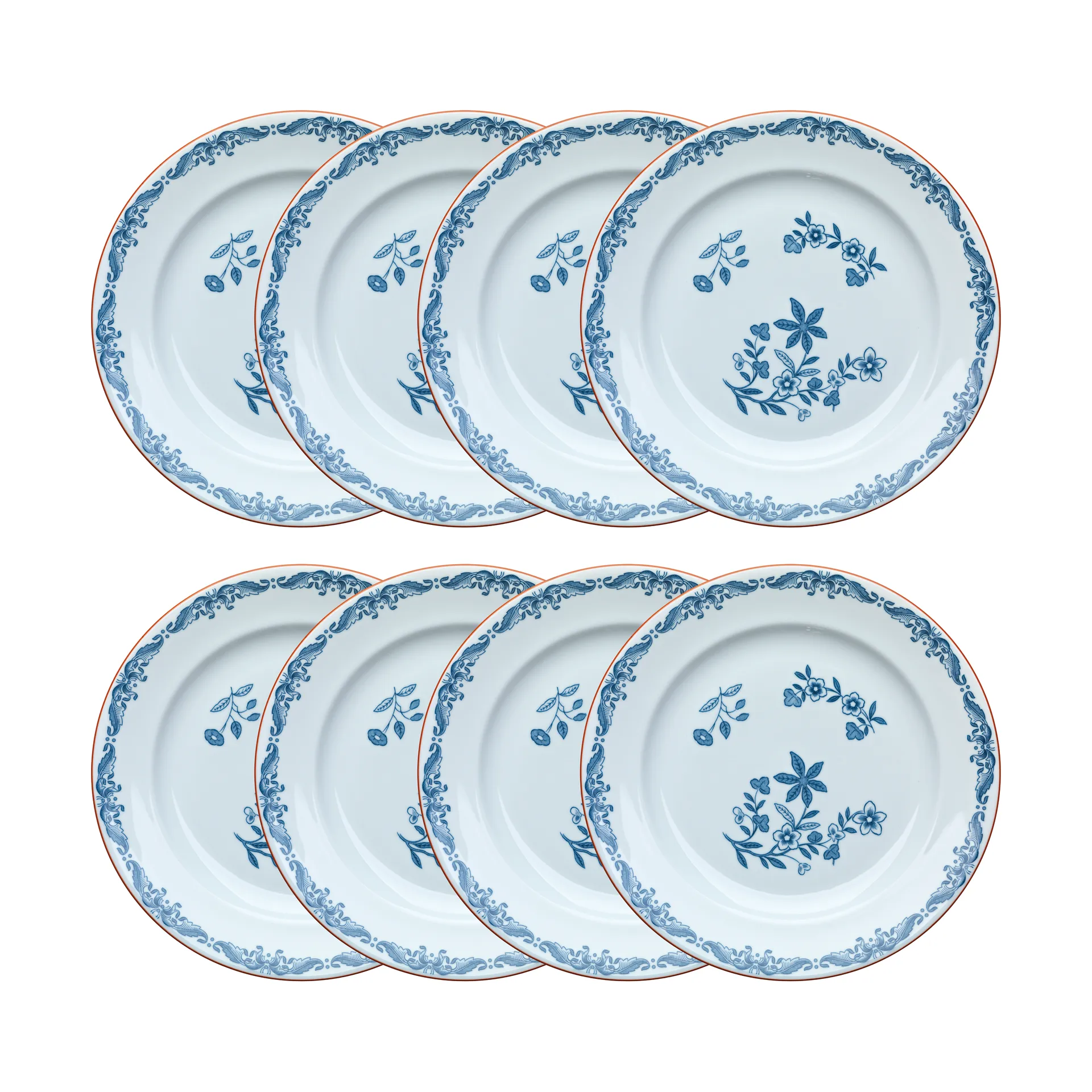 Ostindia plate Ø27 cm 8-pack – Blue Rörstrand