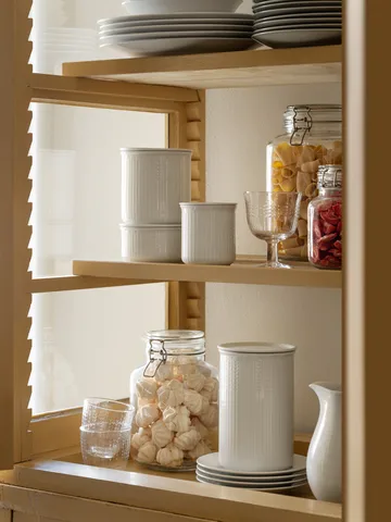 Swedish Grace storage jar M 0.8 L - Snö - Rörstrand