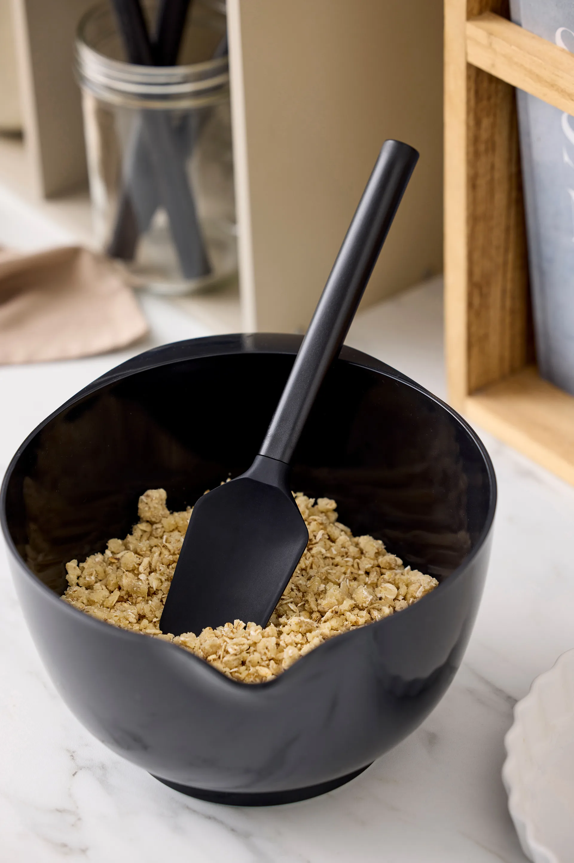 Rosti Emma spatula spoon, Black Rosti