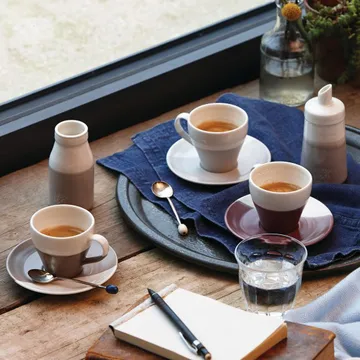 Coffee Studio milk and sugar set - white-grey - Royal Doulton