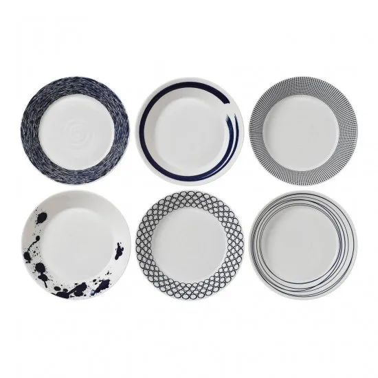 Pacific deep plate 6 pieces, 22 cm Royal Doulton