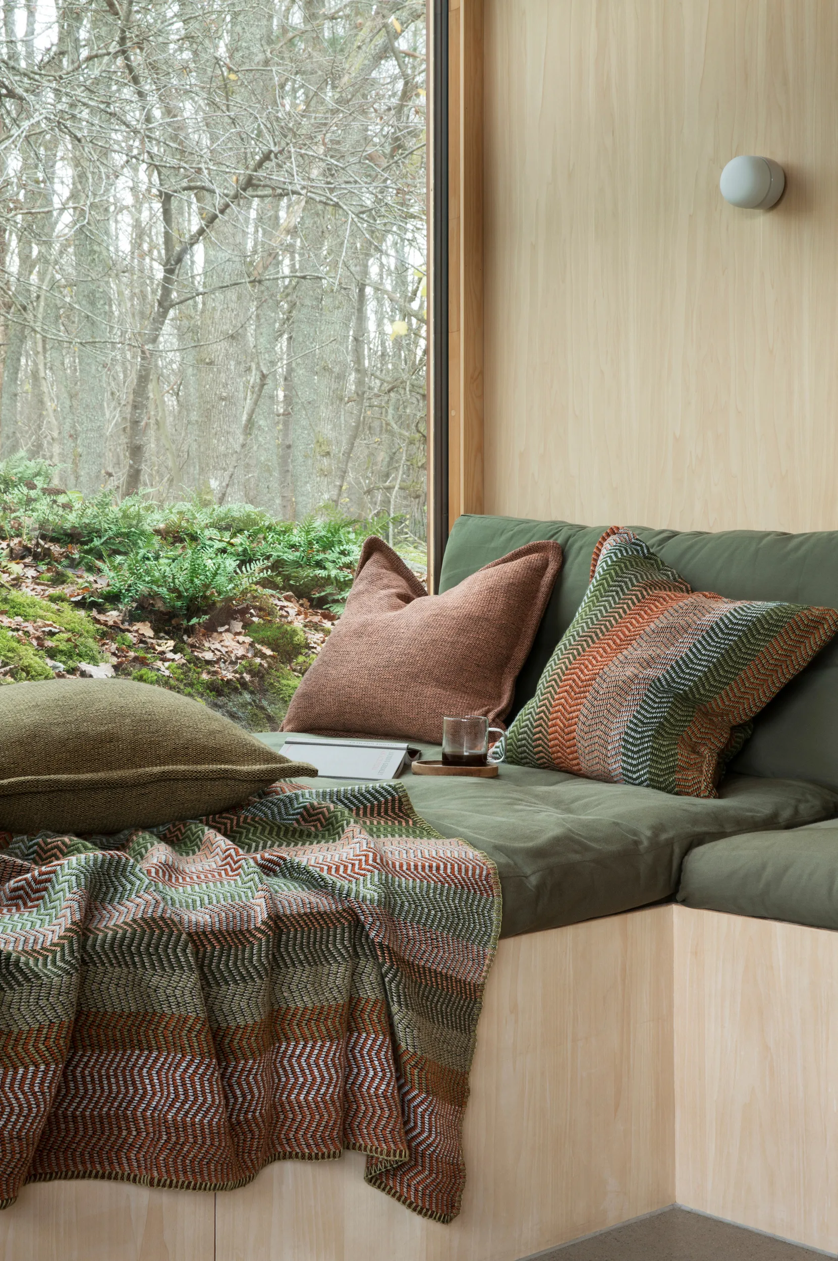 Fri cushion 60x60 cm, Harvest Røros Tweed