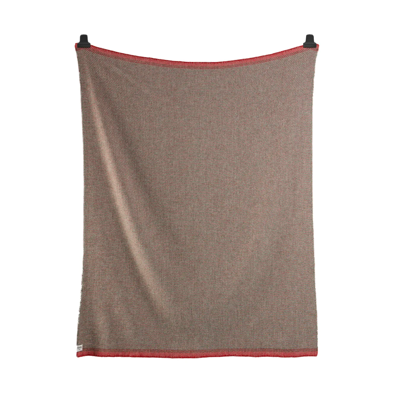 Una blanket 150x200 cm, Green-red Røros Tweed